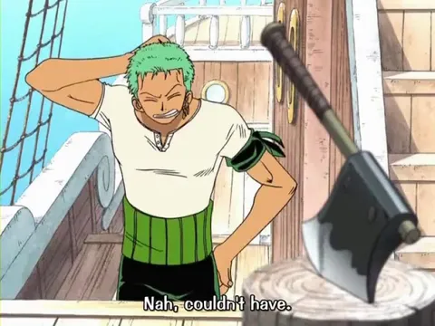 Zoro to the rescue (One piece)