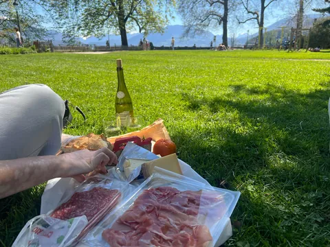 Springtime in Annecy, France.
