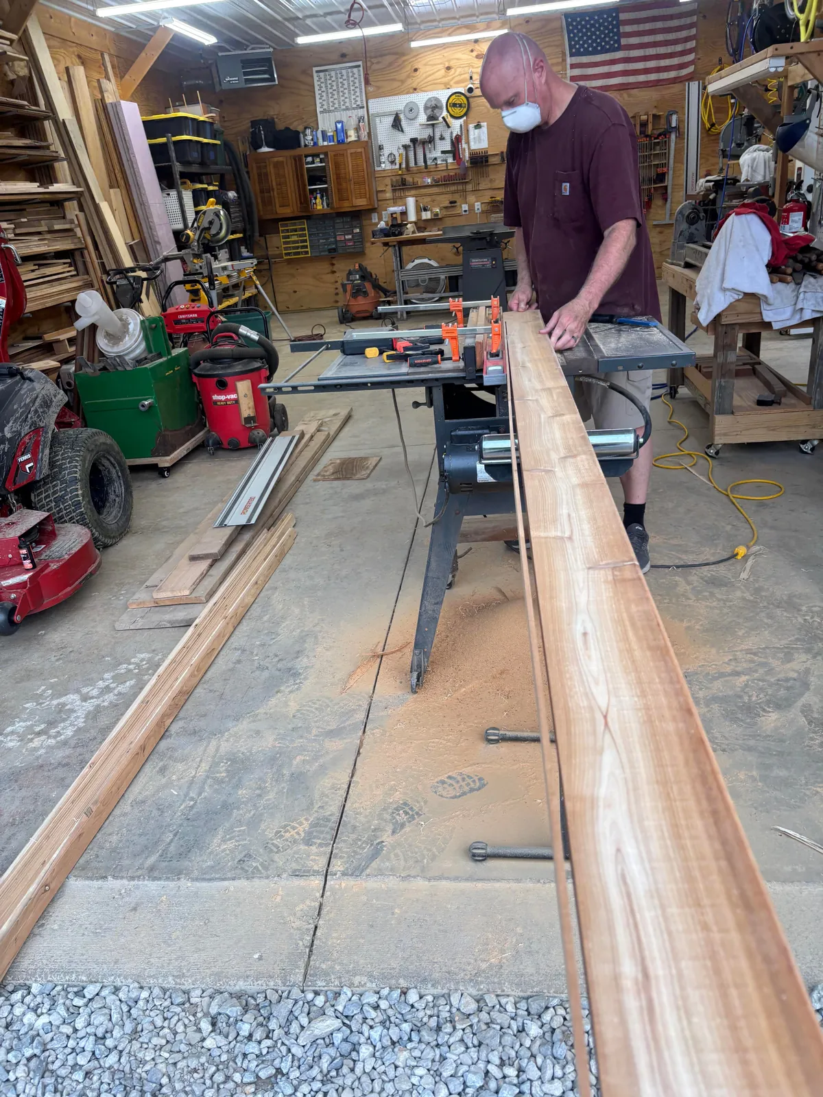 Made a spiral staircase railing for my cabin