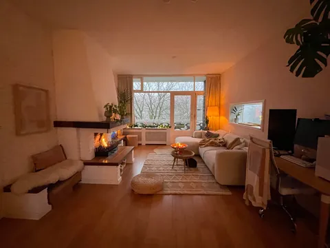 Living room of my apartment in December (The Netherlands)