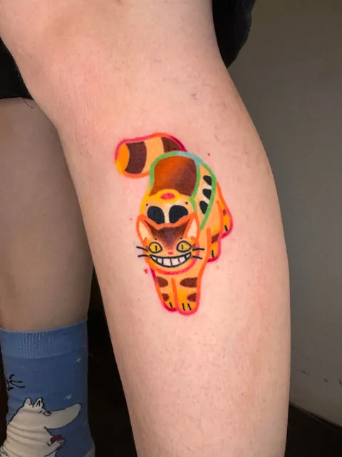 Fresh/healed catbus by me, Tel Aviv, @estattoolio