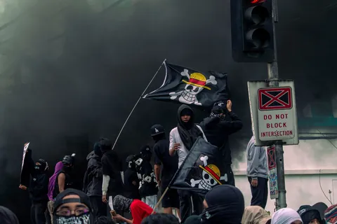 Some of the photos na napitik ko during Yung Lonita Rally and Ayala Bridge Riot (oc)