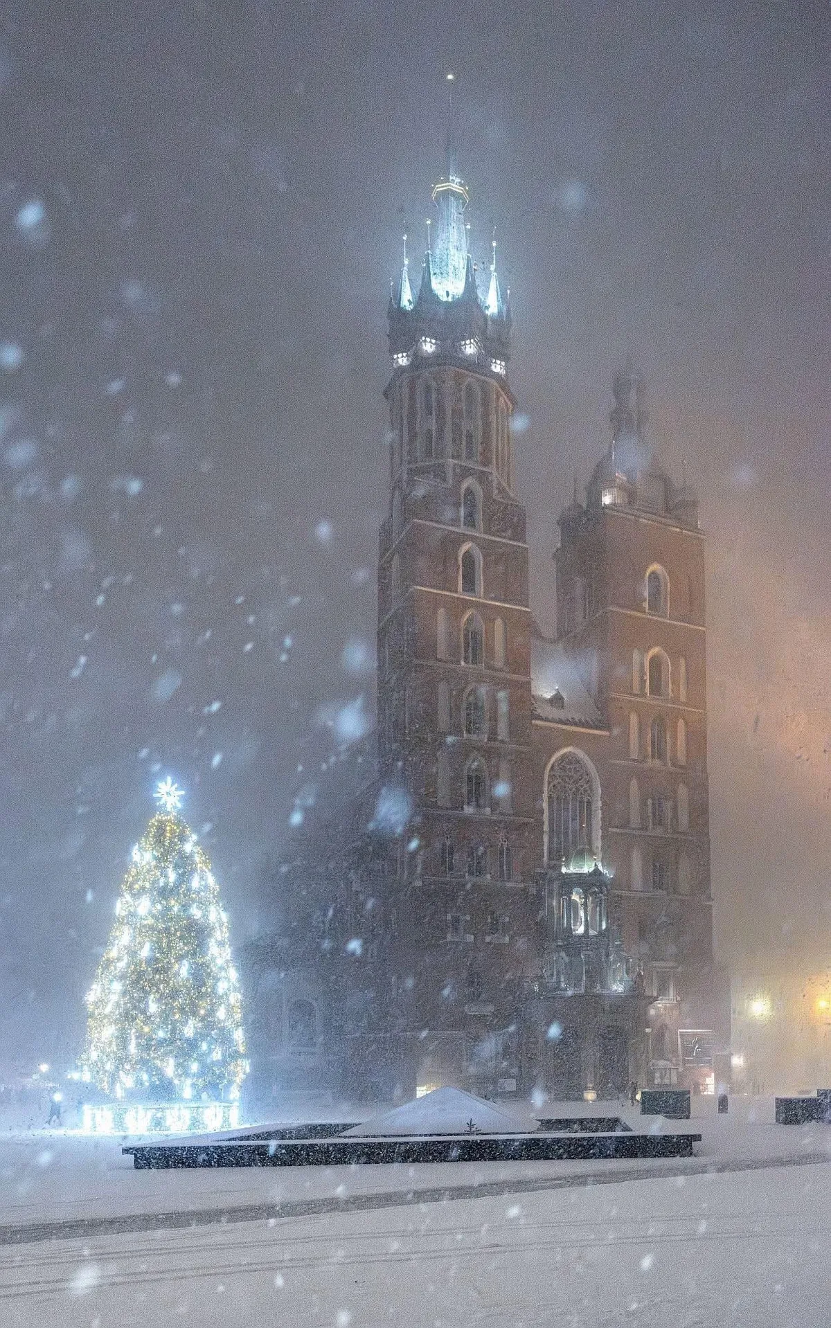 Winter in Kraków 2024, Poland.