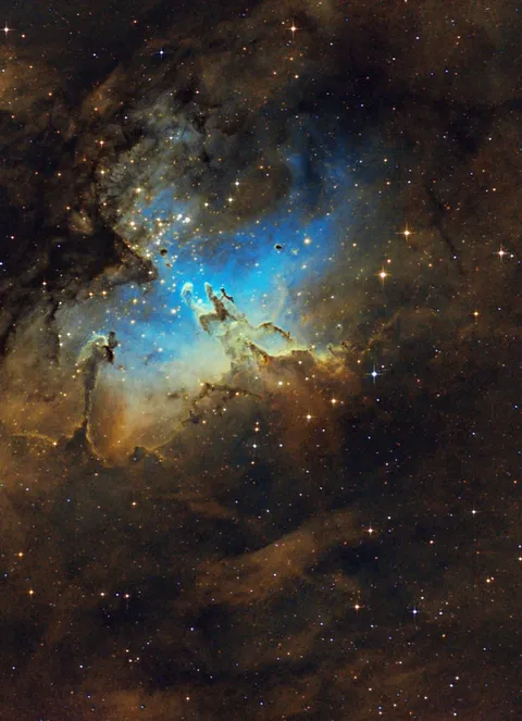20 years ago Hubble's "Pillars of Creation" image gave me an obsession with space. Now after 2 years of learning this hobby I can properly capture them myself. Here's my latest shot taken from my backyard. [OC]