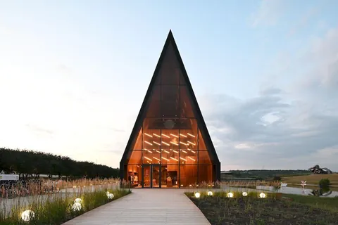 Hospitality Center at Kudykina Gora Park by Megabudka in Lipetsk Oblast, Russia