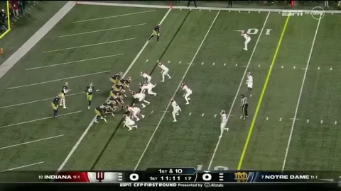 The first CFB playoff touchdown also established a record unlikely to be broken