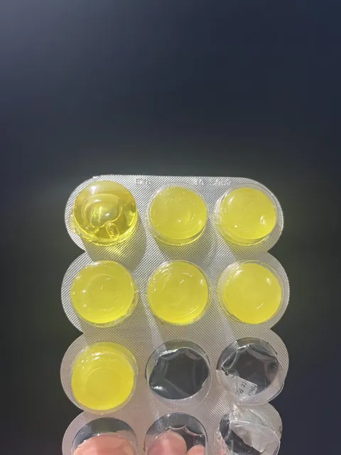 One of my lozenges has turned entirely liquid