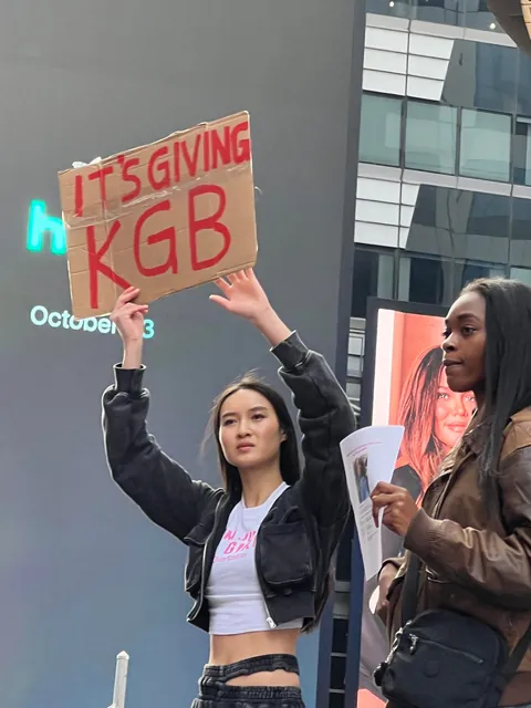 “No Kings” protest, NYC