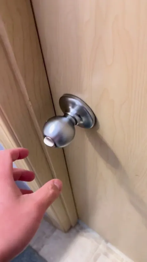 Cat trapped me in my own bathroom