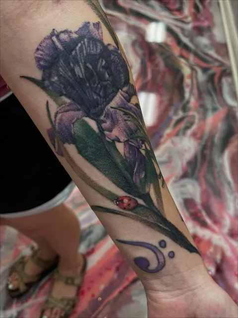 Left Arm Sleeve 2nd session. (Danie Dismay in Daytona)