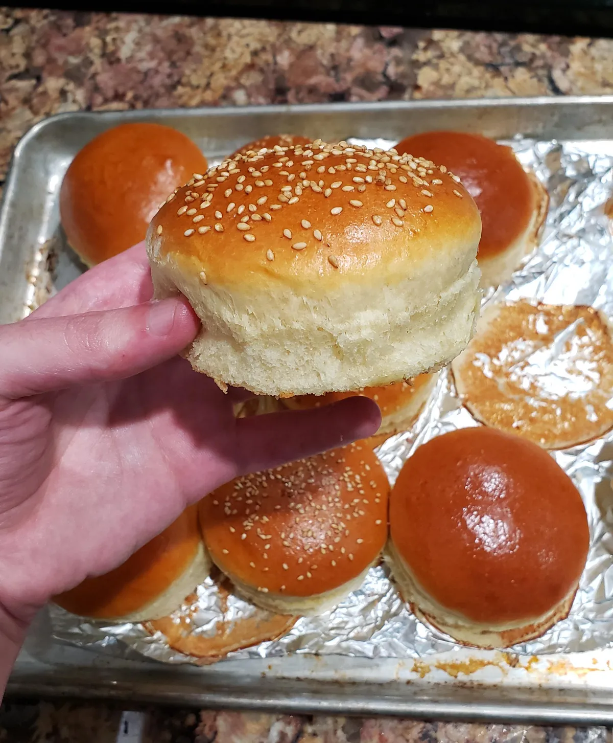 [Homemade] Brioche buns!