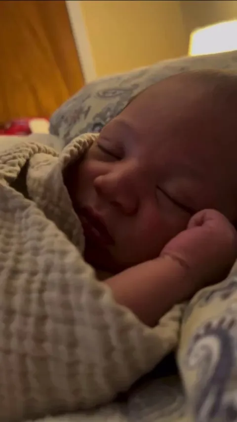 My son was born 12-02-25. I figured out he likes when I say his name and “wyd?” lol. He melts my heart!