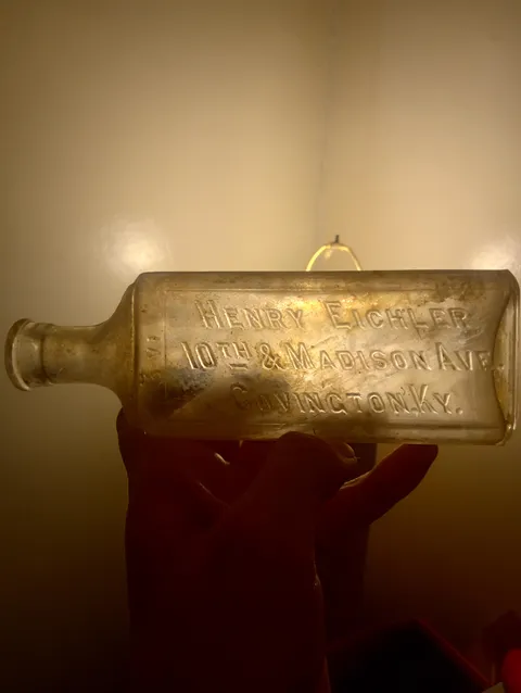 An 1890s Apothecary Bottle.