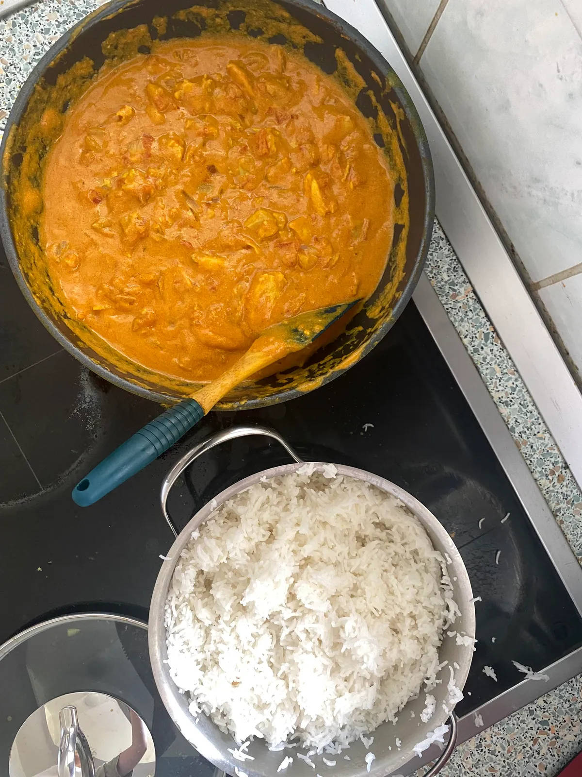 Curry, I make biweekly. 👀 Stay-in date night material