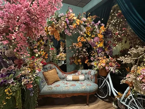 Our local florist is looking cozy