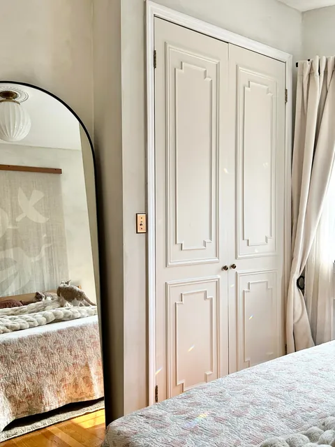 Closet door makeover!