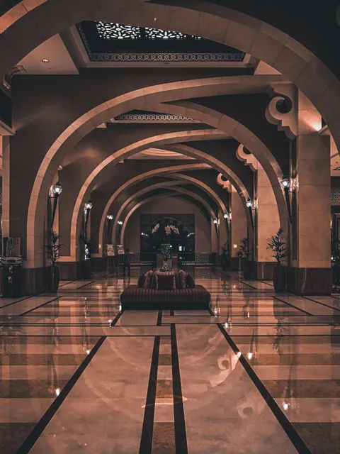 ITAP of a hotel lobby 