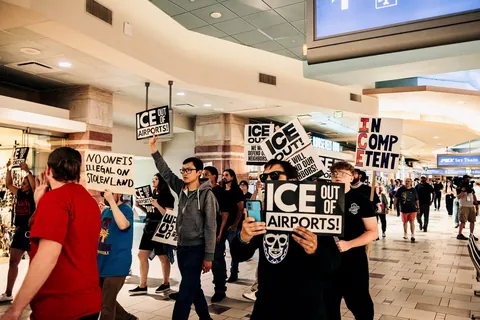 ICE Protests at Phoenix Sky Harbor Int’l Airport