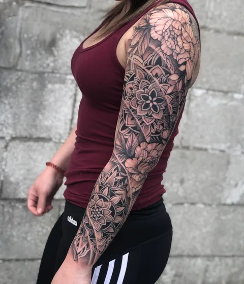 Absolutely adore my arm. Done by Mike Schlicher at Lake Erie studio in Toledo, Ohio.