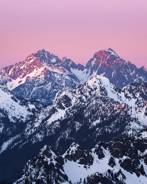 Alpenglow Over the Brothers, Olympic National Park, WA [3556x4445][OC]
