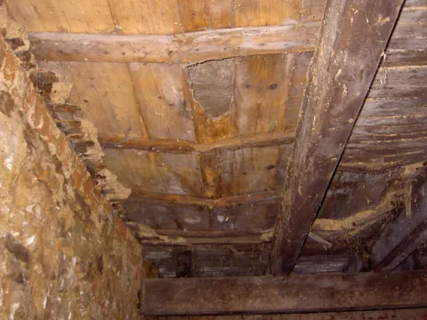 Turned the old staple to a cozy bar during Farmhouse renovation