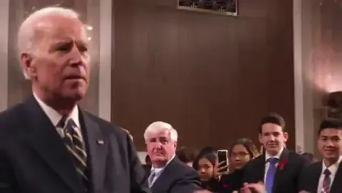 President Biden’s wholesome reaction