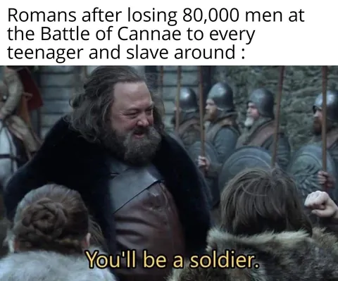 Senate really said: No peace, no ransoms, no days off. We are locking in until Carthage is a parking lot