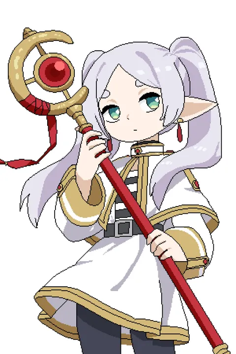 First pixel art post (was digital) any advice how i  can make the colors more pixelarty