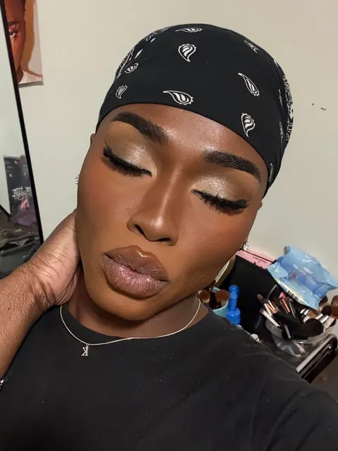 Bad hair day but good face day