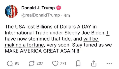 Trump accidentally tells the truth.