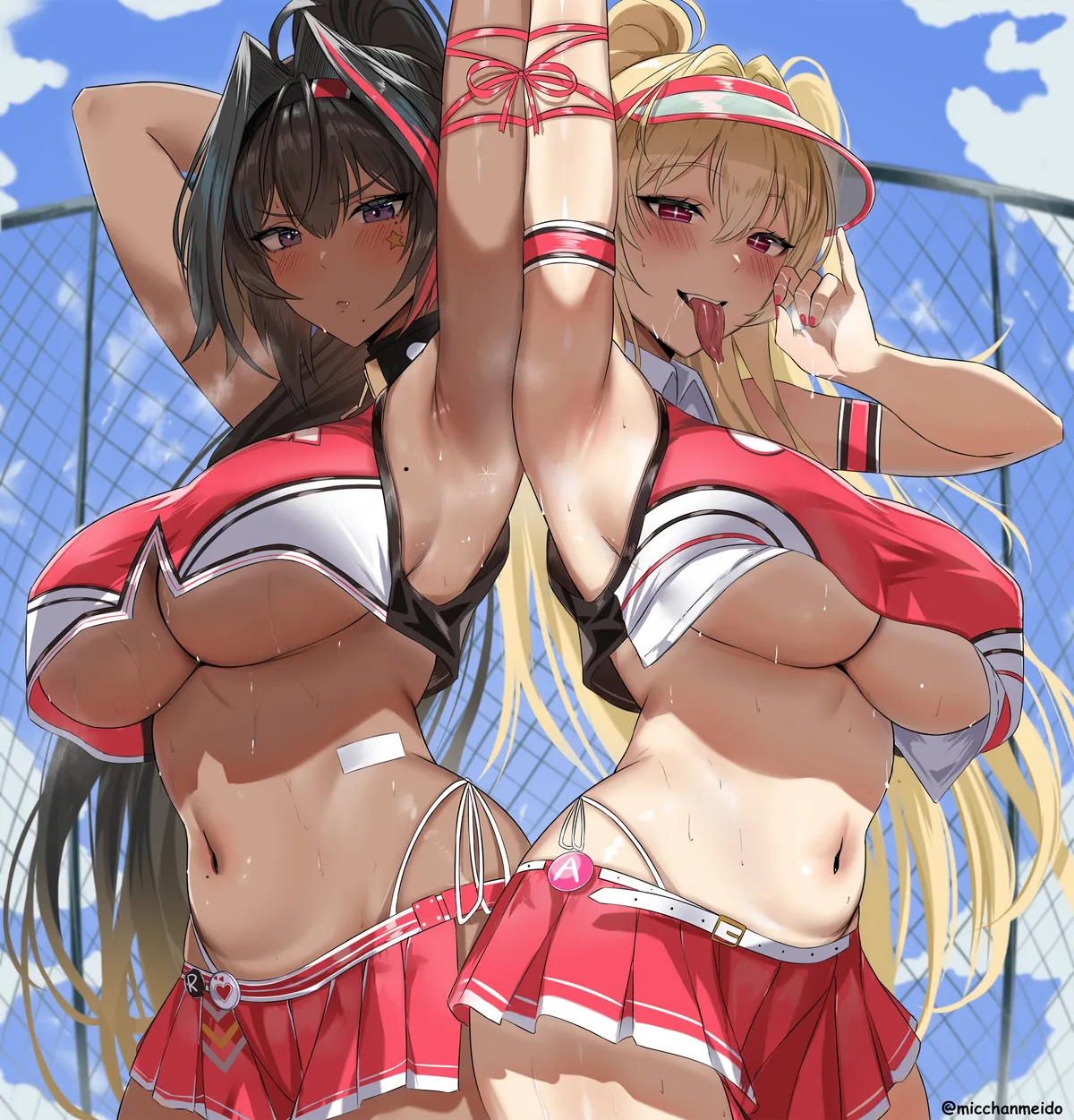 Cheer Girls Bay &amp; Clay (Micchan) [NIKKE]