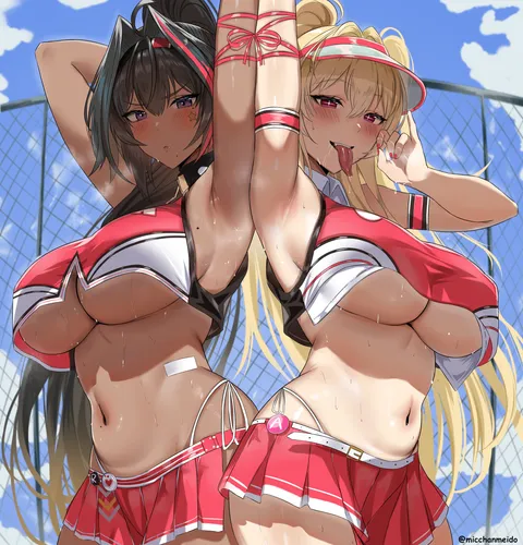 Cheer Girls Bay &amp; Clay (Micchan) [NIKKE]