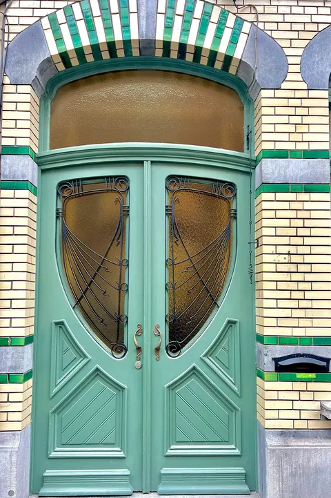 Beautiful doors in Ghent Belgium