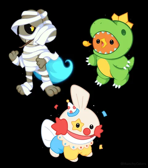 Gen 3 Halloween Costume Designs 🎃🤡✨