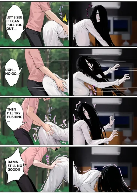 Regarding Sadako Getting Stuck On A Computer Screen [pz-x]