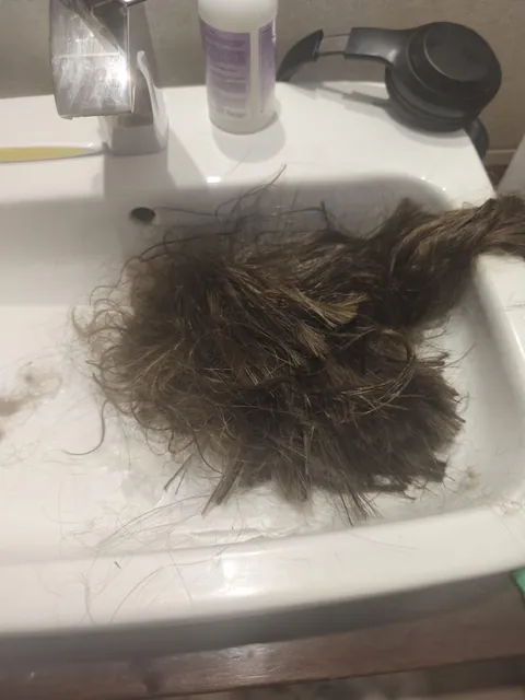 How do I hide the fact that I cut my hair to my parents lol
