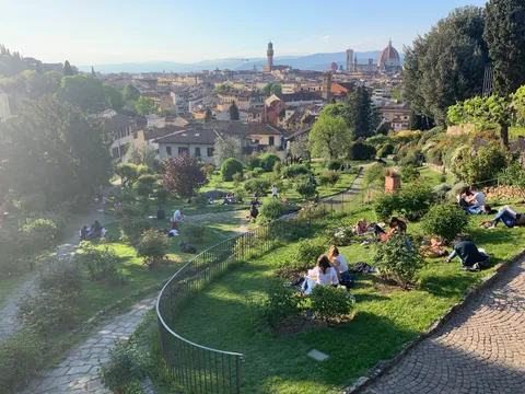 Sunny Afternoon Picnic in Florence, Italy