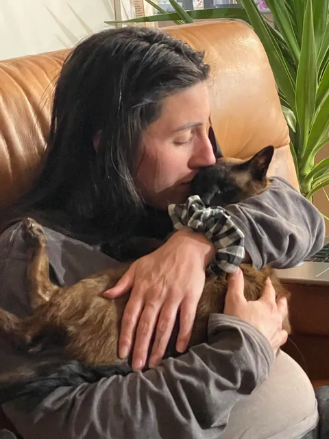 Last day with my soul cat. My heart is broken