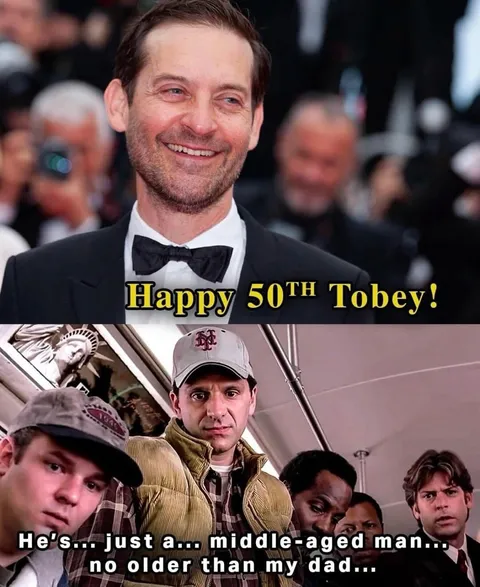 Middle aged spiderman