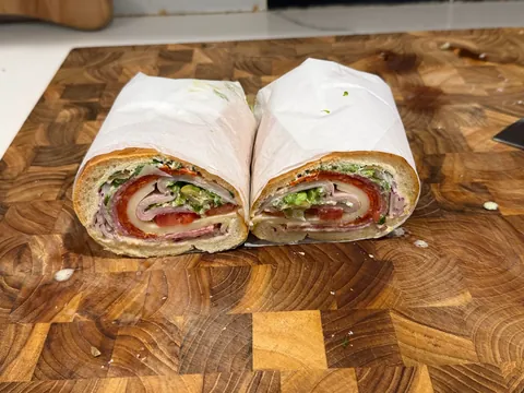 [homemade] sub sandwich