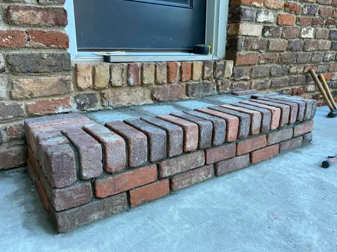 First time using brick facade