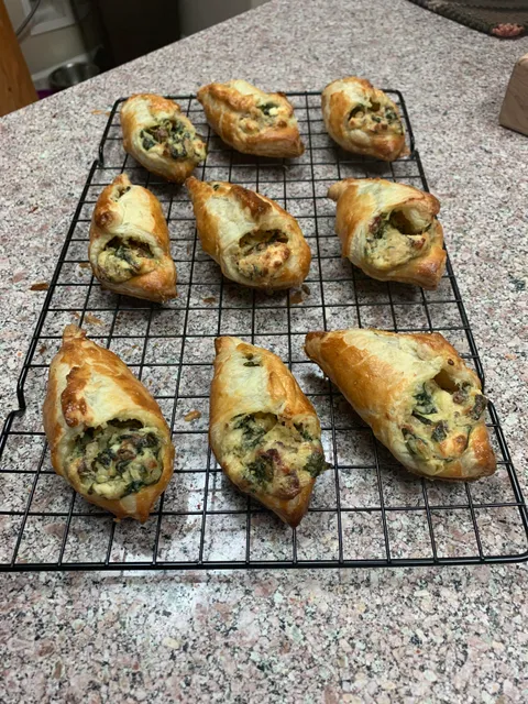 *Gasp* my spinach puffs!