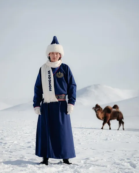 Team Mongolias winter olympics outfits