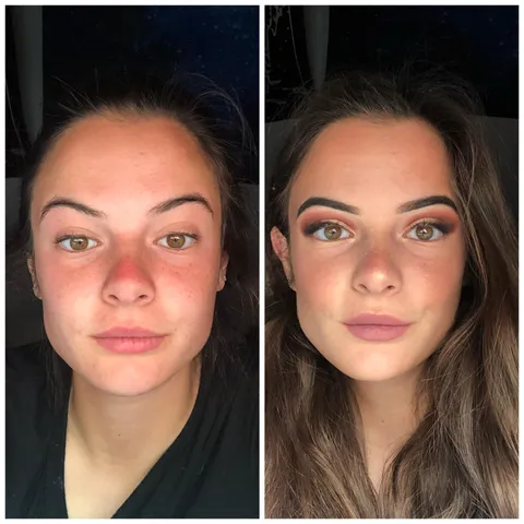 Before and after - everyday glam. CCW!