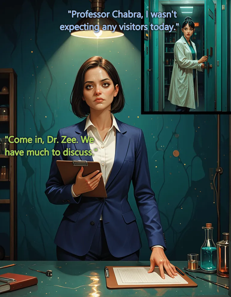 Weird Science Ch 2: Surprise visit