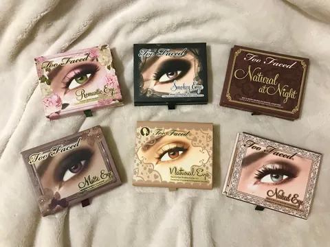 With all these new palette releases, can we take a moment to appreciate my vintage Too Faced palettes ☺️