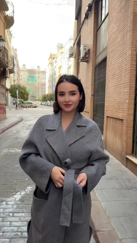 Sexy brunette outside