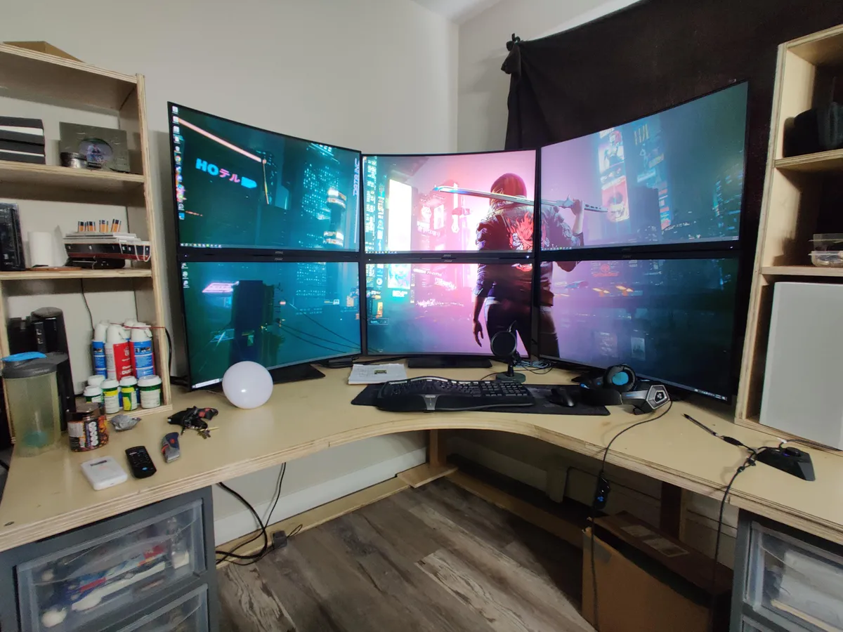 My setup, $7k-$9k in the hole