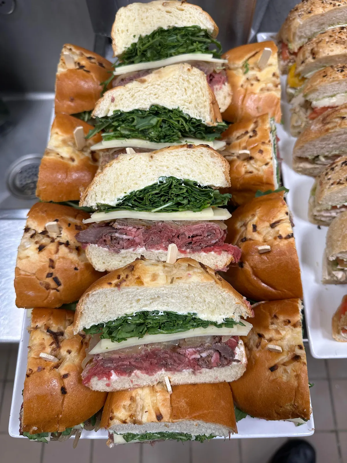 [pro/chef] some sandwiches I made at work.