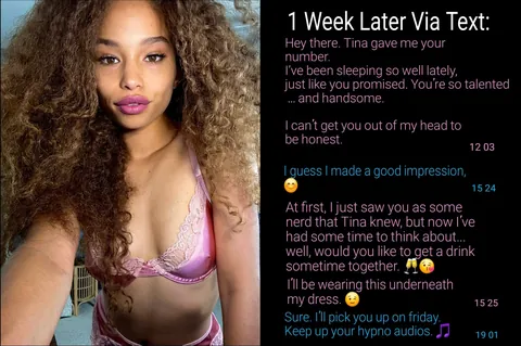 She wanted to be hypnotized.